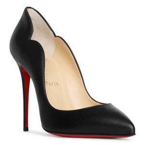 NWT Christian Louboutin Hot Chick 100 Black (36.5)